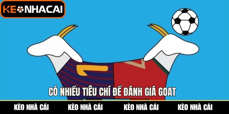 Goat Bóng Đá - Tiêu Chí Và Những Huyền Thoại Vĩ Đại 2 Có nhiều tiêu chí để đánh giá GOAT