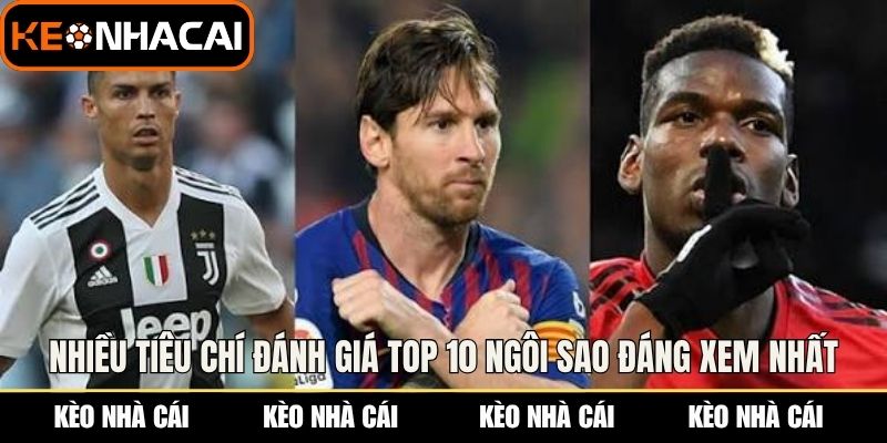 Top 10 Ngôi Sao Đáng Xem Nhất Bóng Đá Hàng Đầu Hiện Nay 1 Nhiều tiêu chí đánh giá top 10 ngôi sao đáng xem nhất